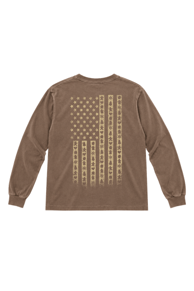 Gingerbread Flag - Women's Relaxed Fit Long-Sleeve T-Shirt