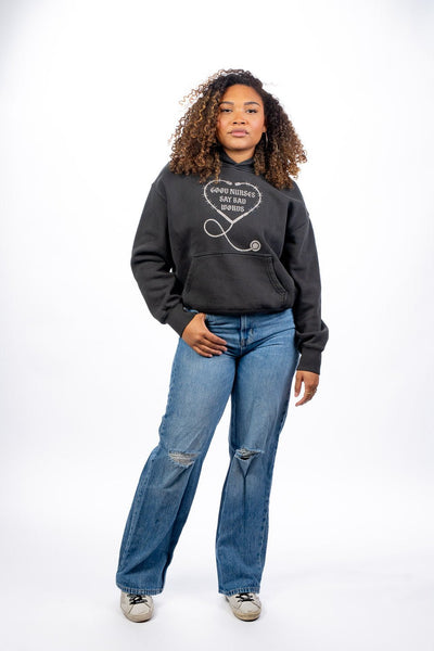 Good Nurses Say Bad Words - Women's Relaxed Fit Hoodie