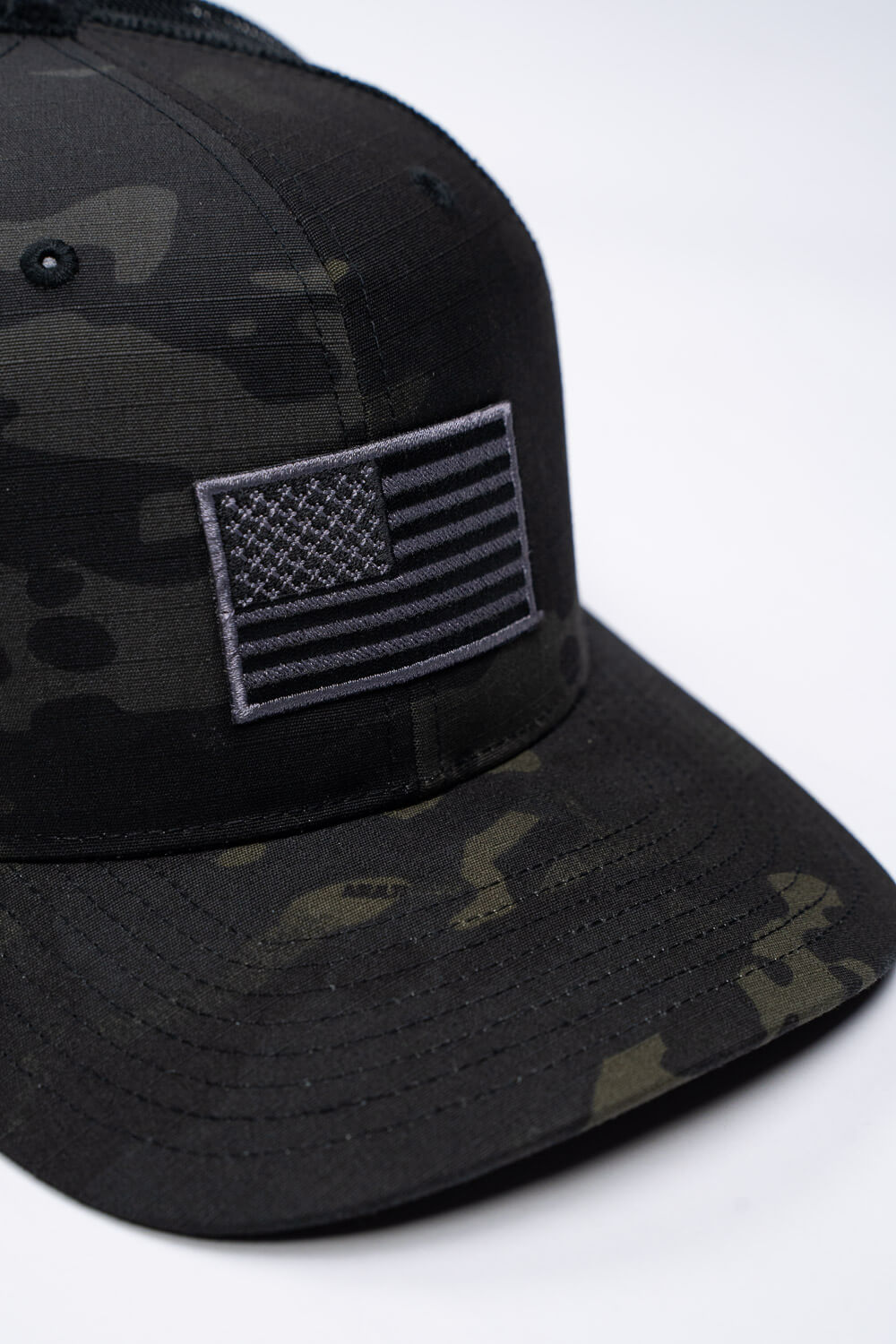 Greyscale Flag - Richardson Snapback Hat