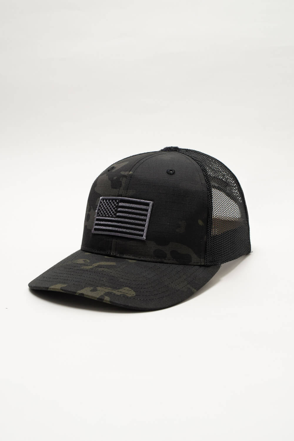 Greyscale Flag - Richardson Snapback Hat