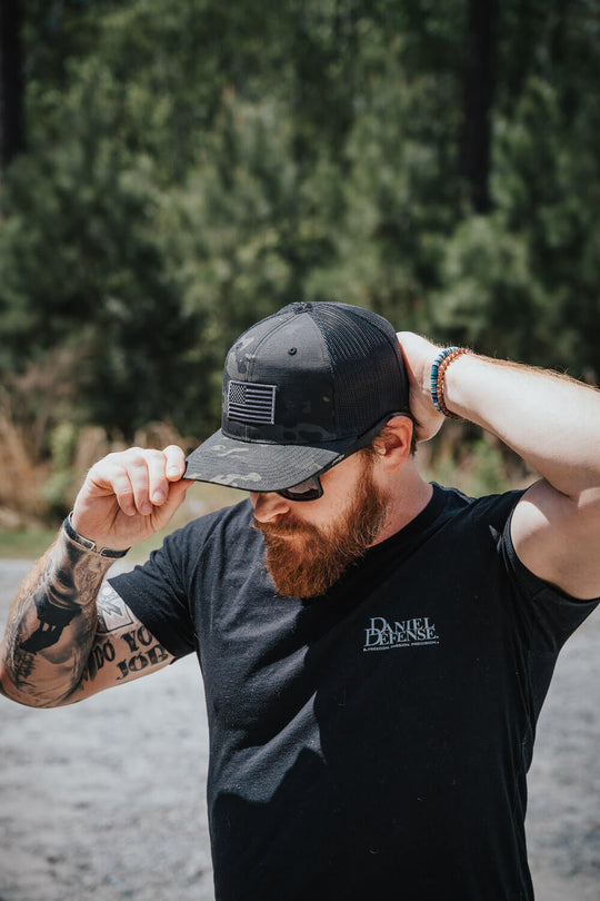 Greyscale Flag - Richardson Snapback Hat