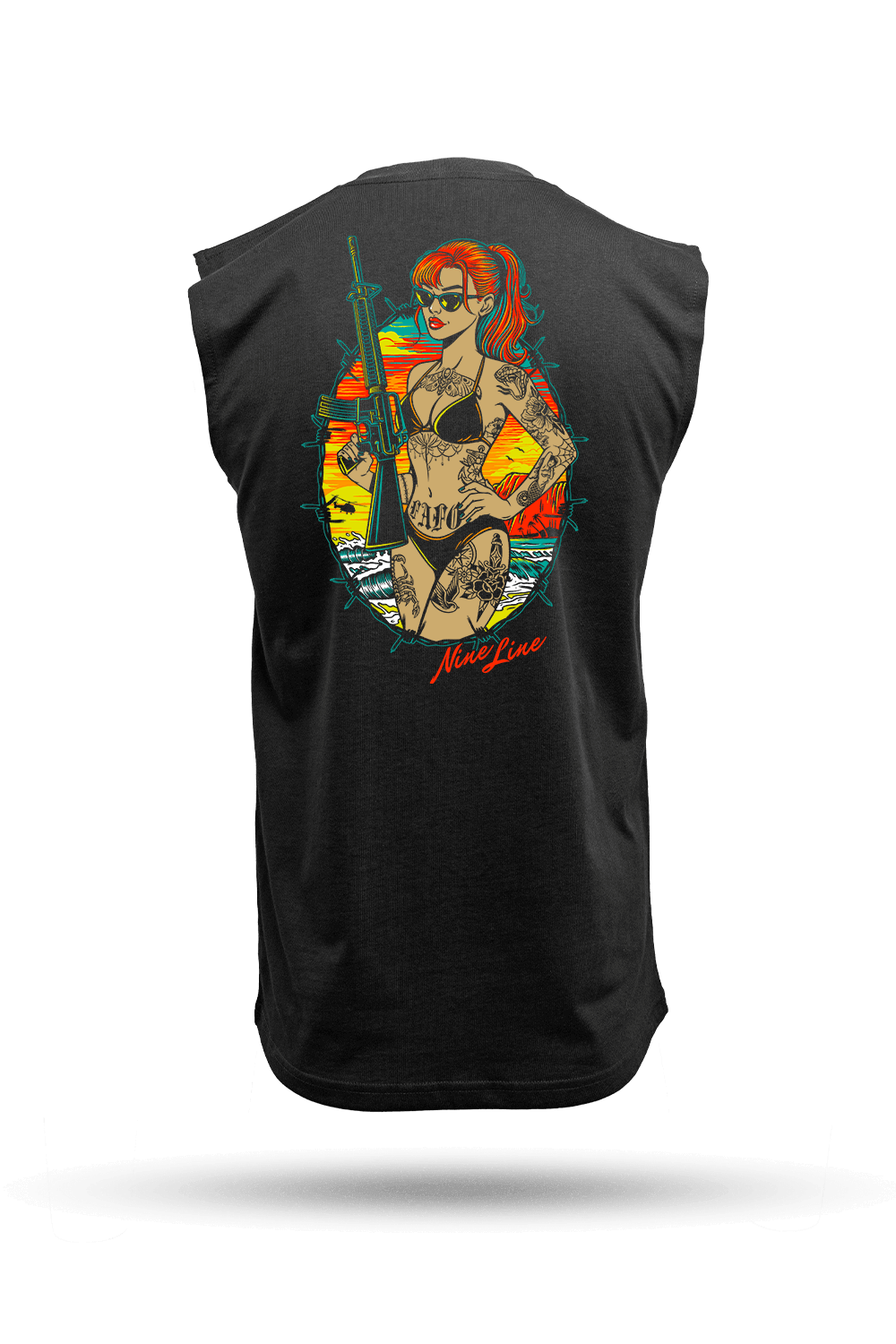 Gun Girl Summer - Men's Muscle Tank Top