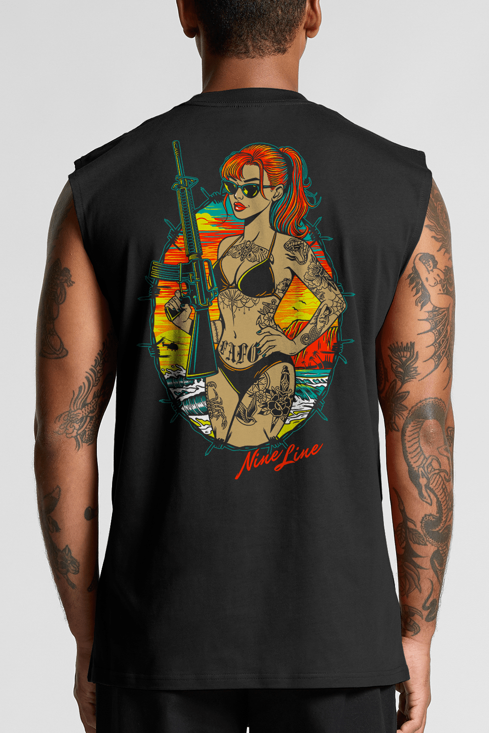 Gun Girl Summer - Men's Muscle Tank Top
