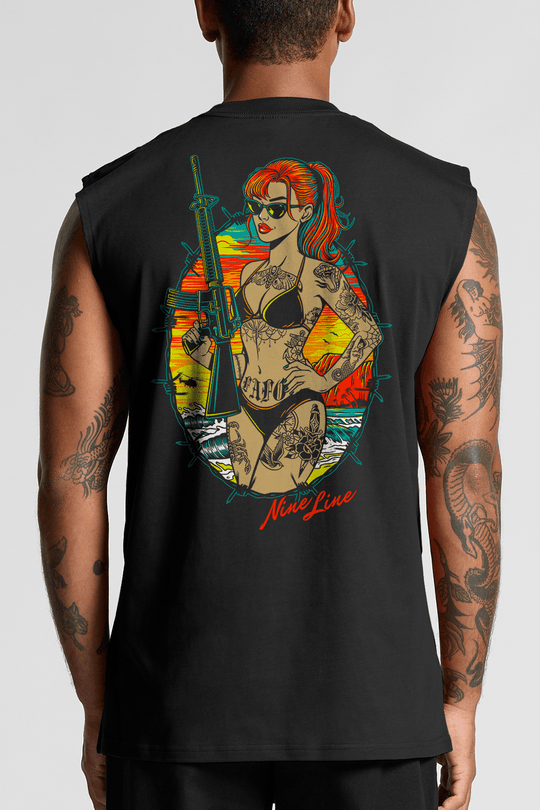 Gun Girl Summer - Men's Muscle Tank Top