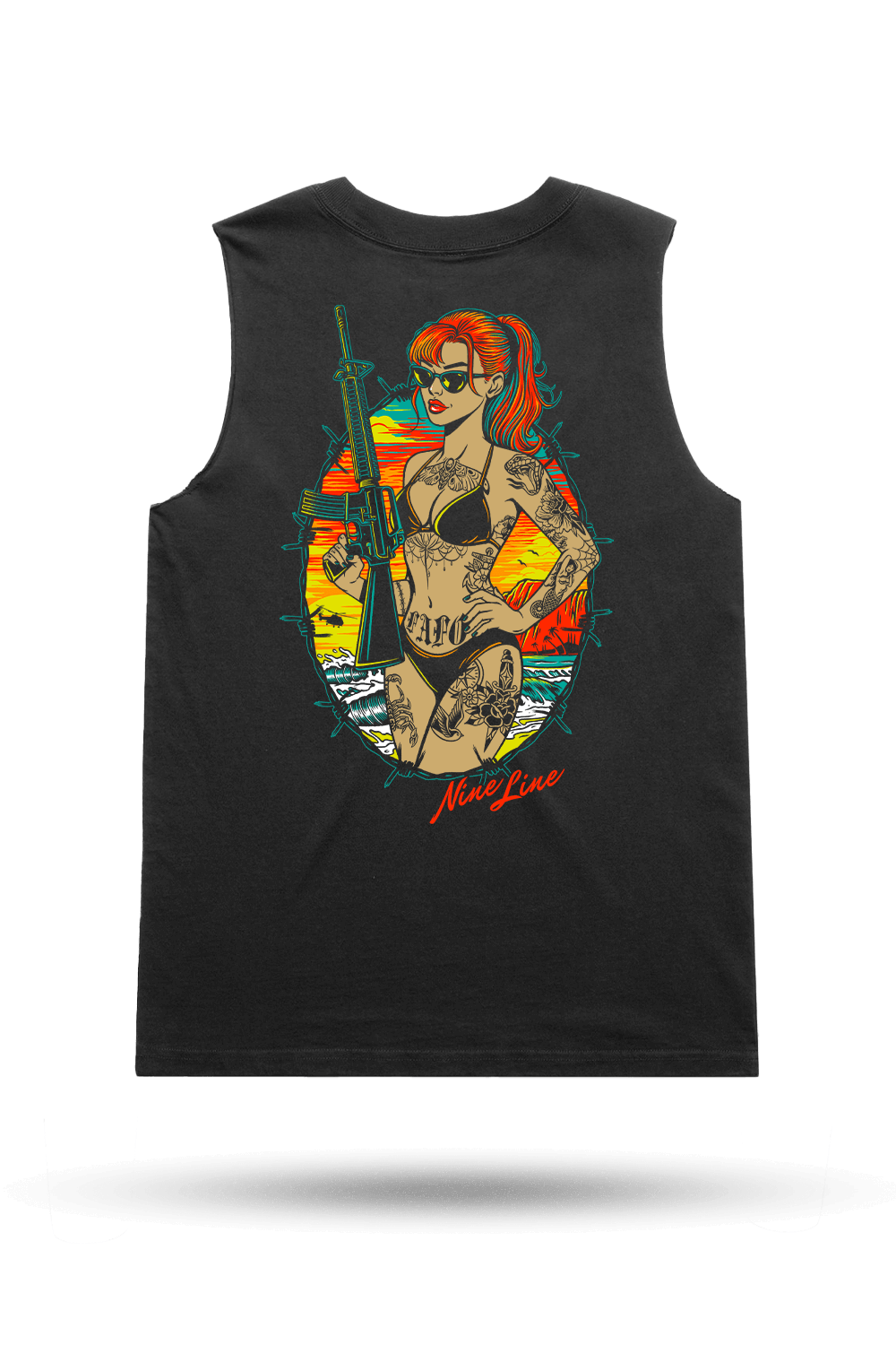 Gun Girl Summer - Women's Boyfriend Tank Top