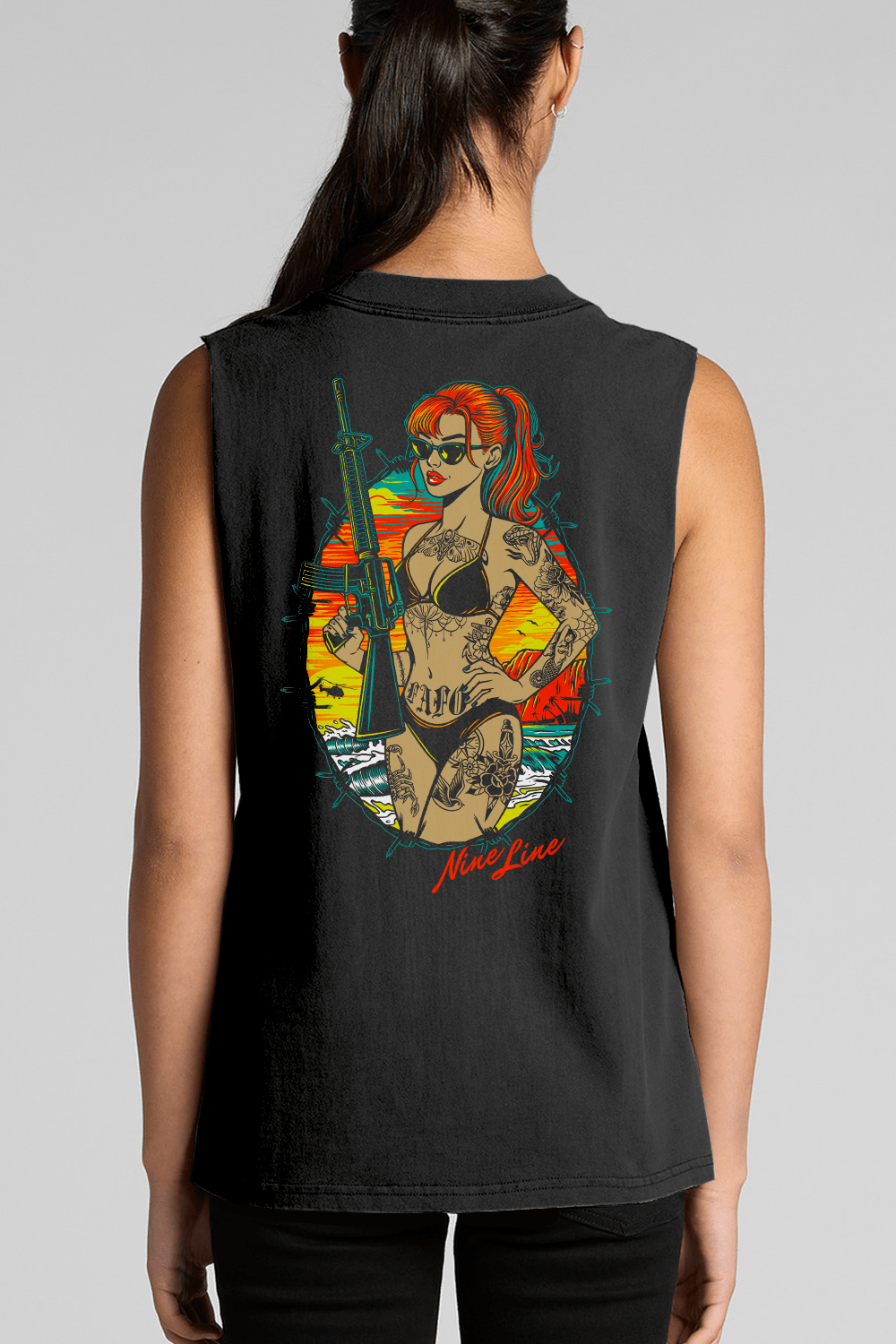 Gun Girl Summer - Women's Boyfriend Tank Top