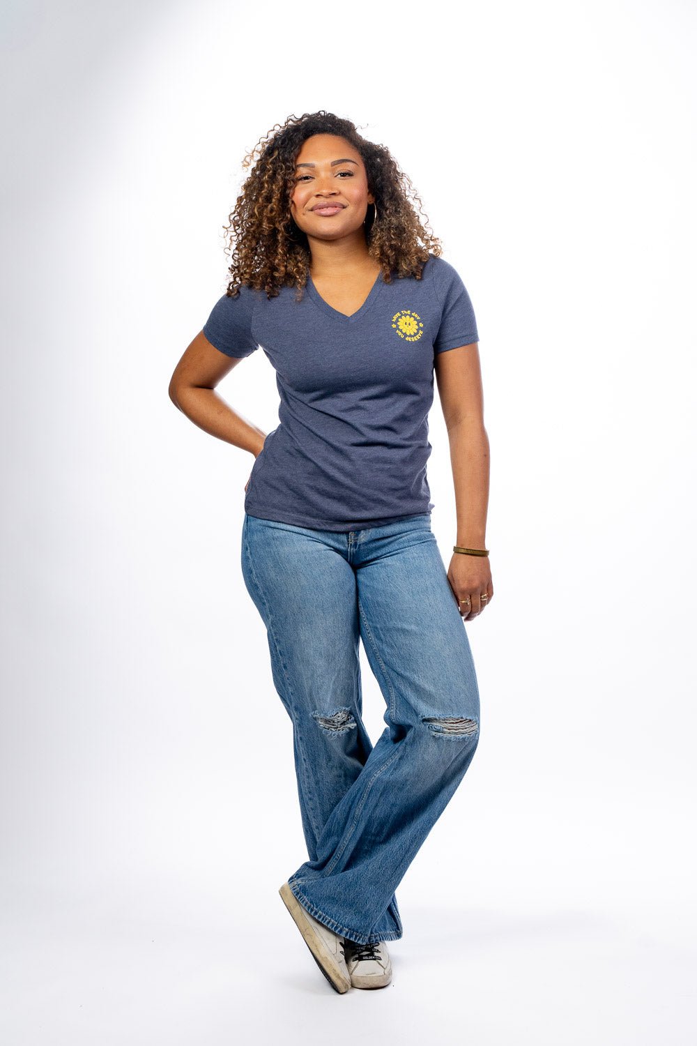 Have the Day U Deserve - Women's V - Neck T-shirt