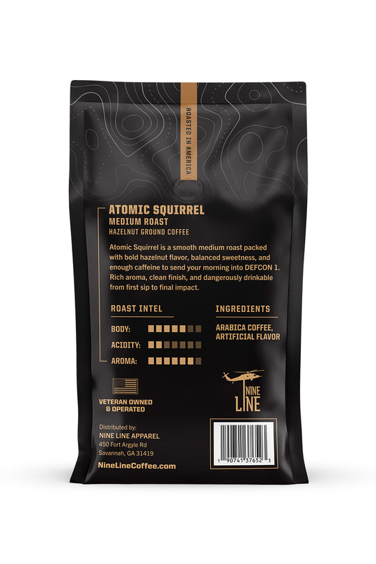 Hazelnut Squirrel Medium Roast -  Ground Coffee | 12OZ