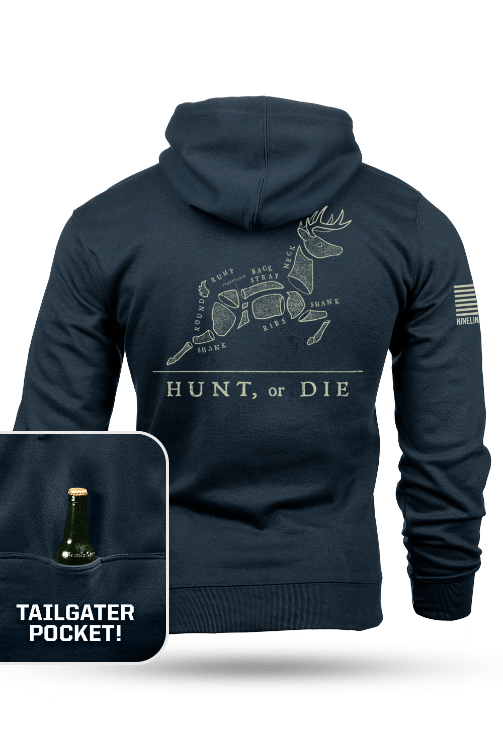 HUNT, or DIE - Tailgater Hoodie