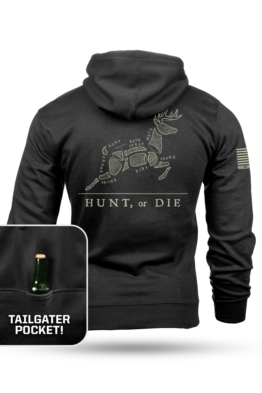 HUNT, or DIE - Tailgater Hoodie
