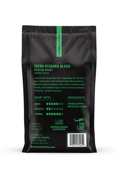 Irish Stained Glass Medium Roast - Ground Coffee | 12OZ