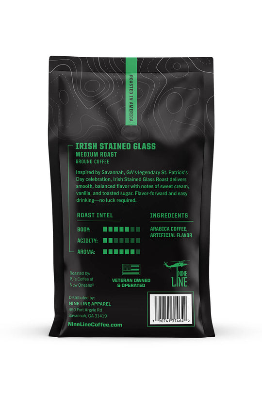 Irish Stained Glass Medium Roast - Ground Coffee | 12OZ