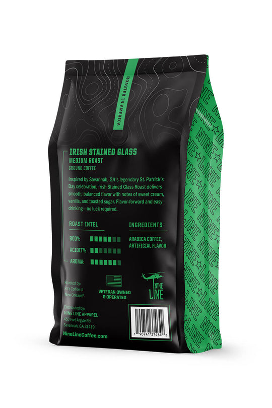 Irish Stained Glass Medium Roast - Ground Coffee | 12OZ
