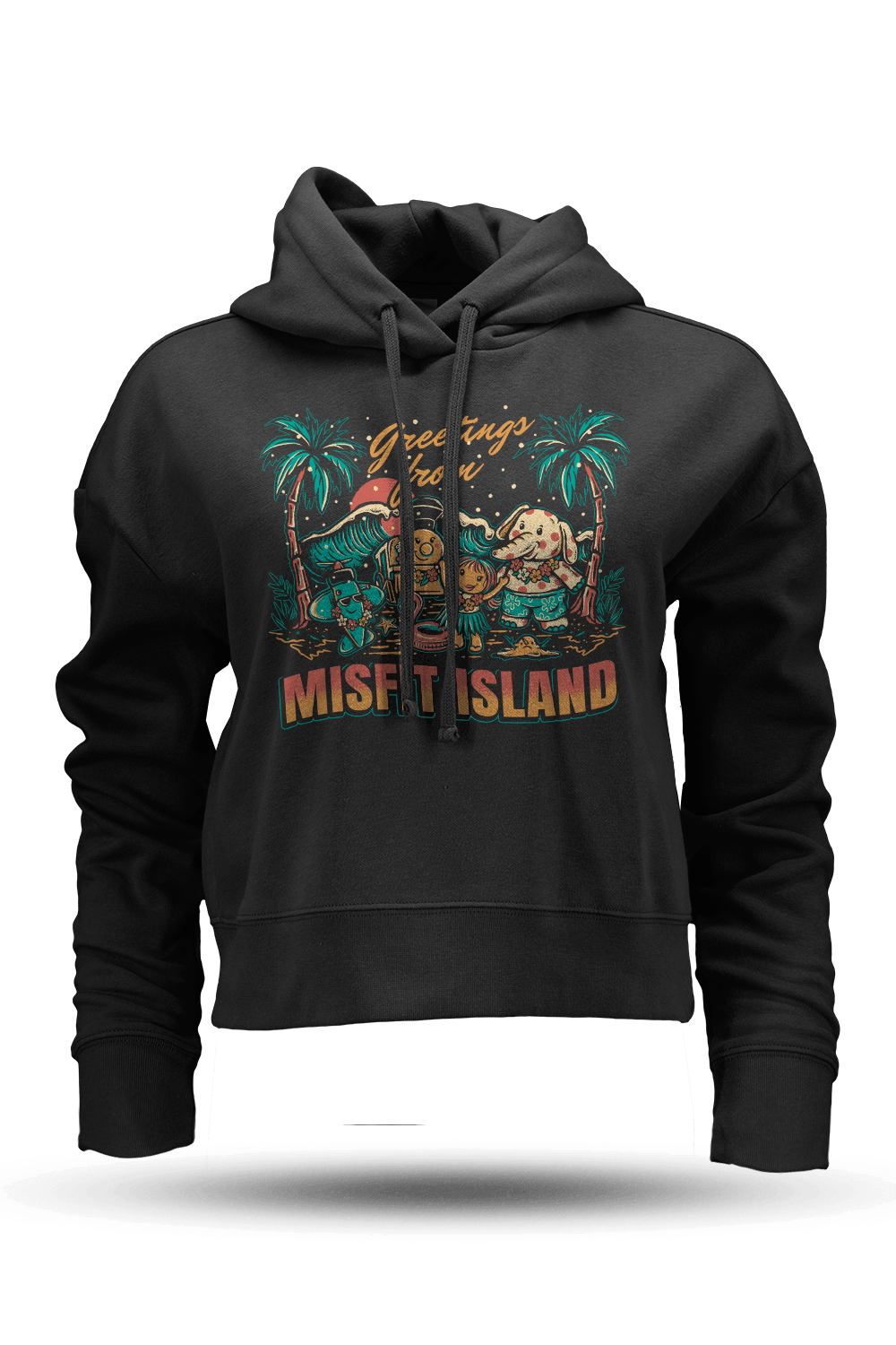 Island Time - Women's Boxy Hoodie
