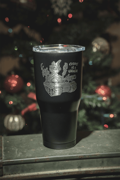 Java 30 oz Tumbler - Cuddly As A Grenade