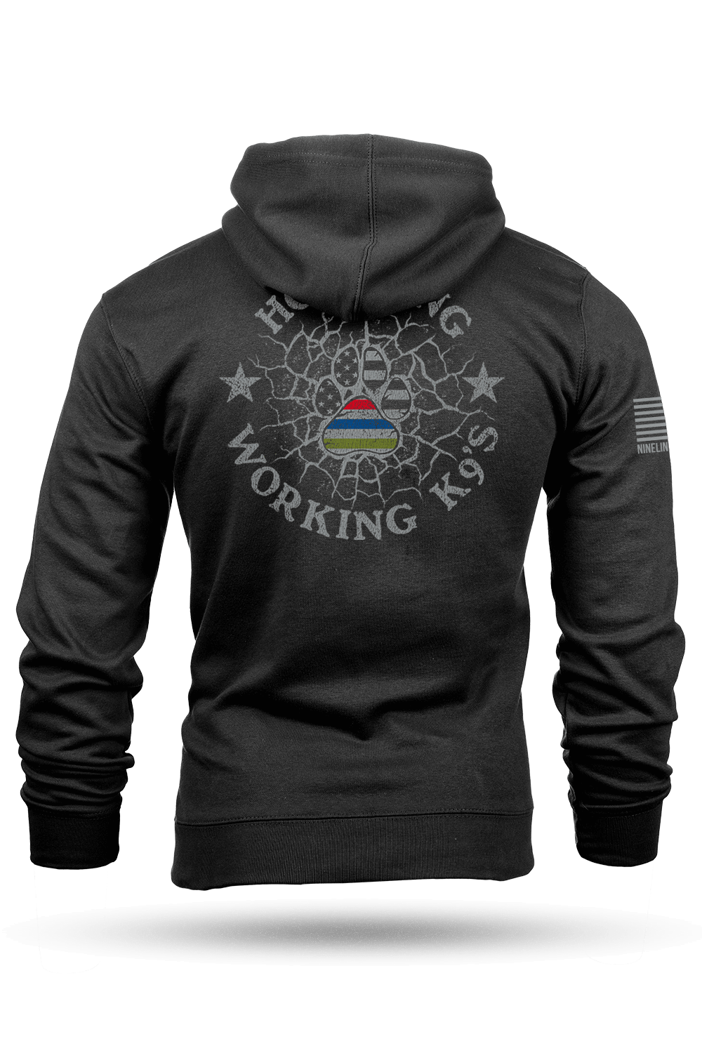 K9 Quilt of Honor - paw - Hoodie