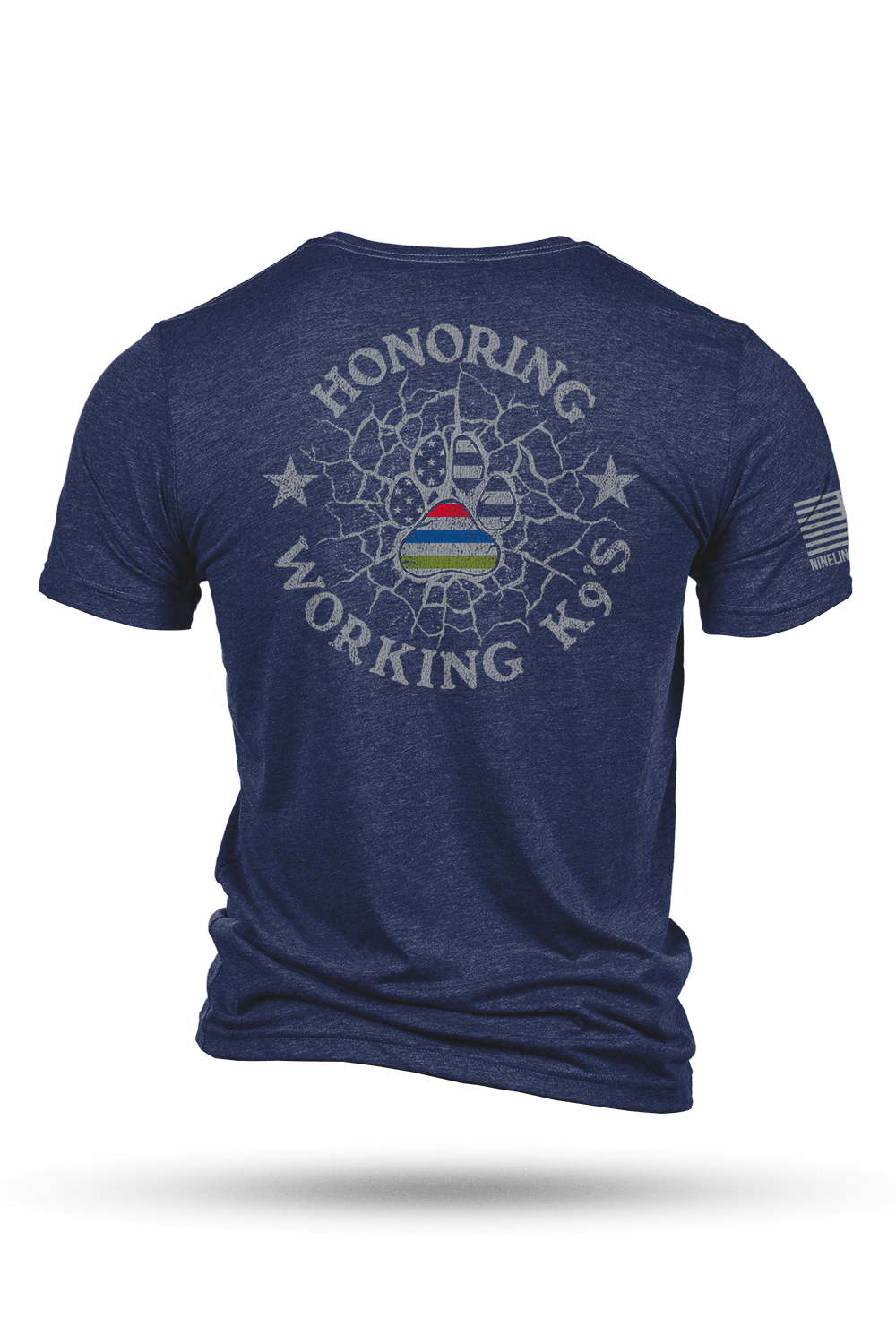 K9 Quilt of Honor - paw - T-Shirt