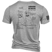 Labrador Schematic - T-Shirt