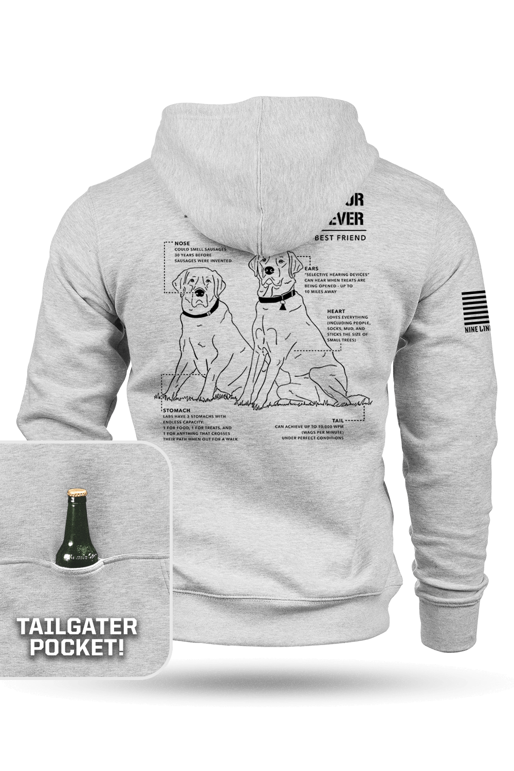 Labrador Schematic - Tailgater Hoodie