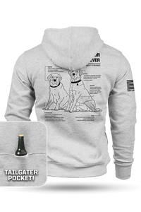 Labrador Schematic -  Tailgater Hoodie