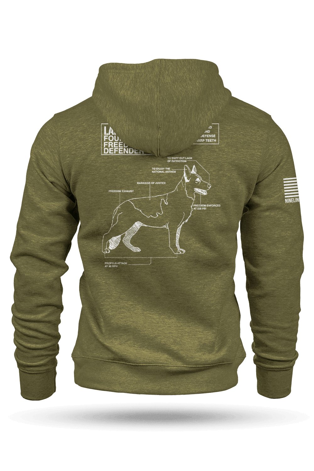 Nine Line Apparel - Landshark Tailgater Hoodie Nine Line Apparel - Landshark Tailgater Hoodie