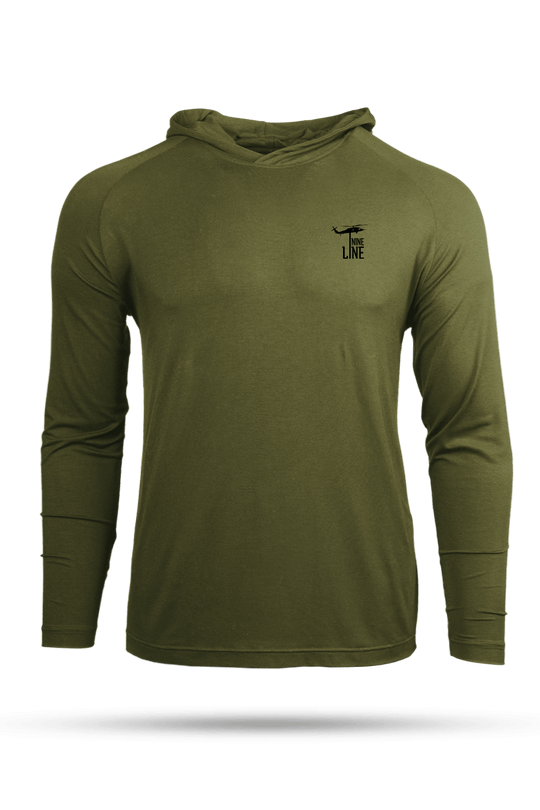 Lightweight Bamboo Hoodie with Dropline Logo