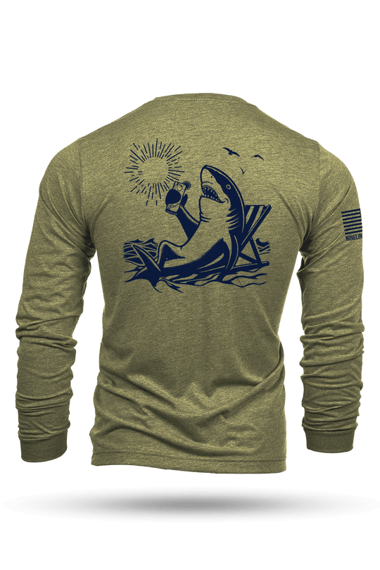 Long - Sleeve Shirt - BEACH SHARK