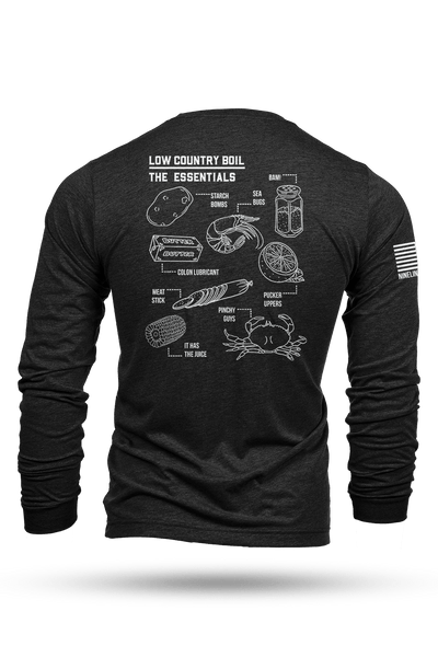 Long-Sleeve Shirt - Low Country Boil Schematic