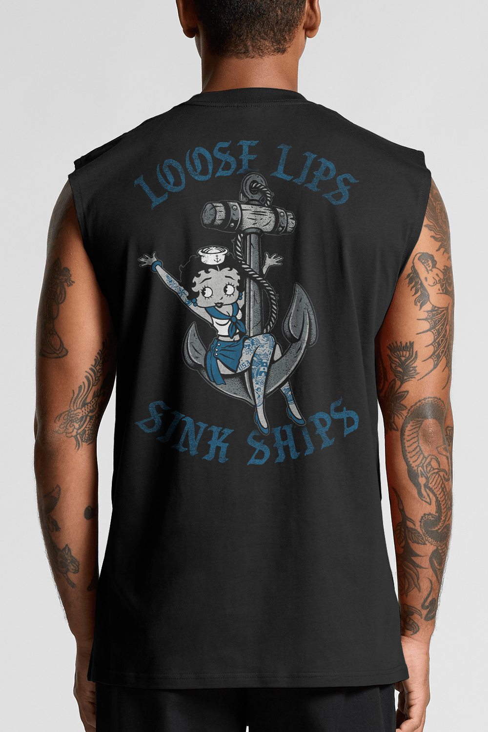 Loose Lips Sink Ships - Men's Muscle Tank Top