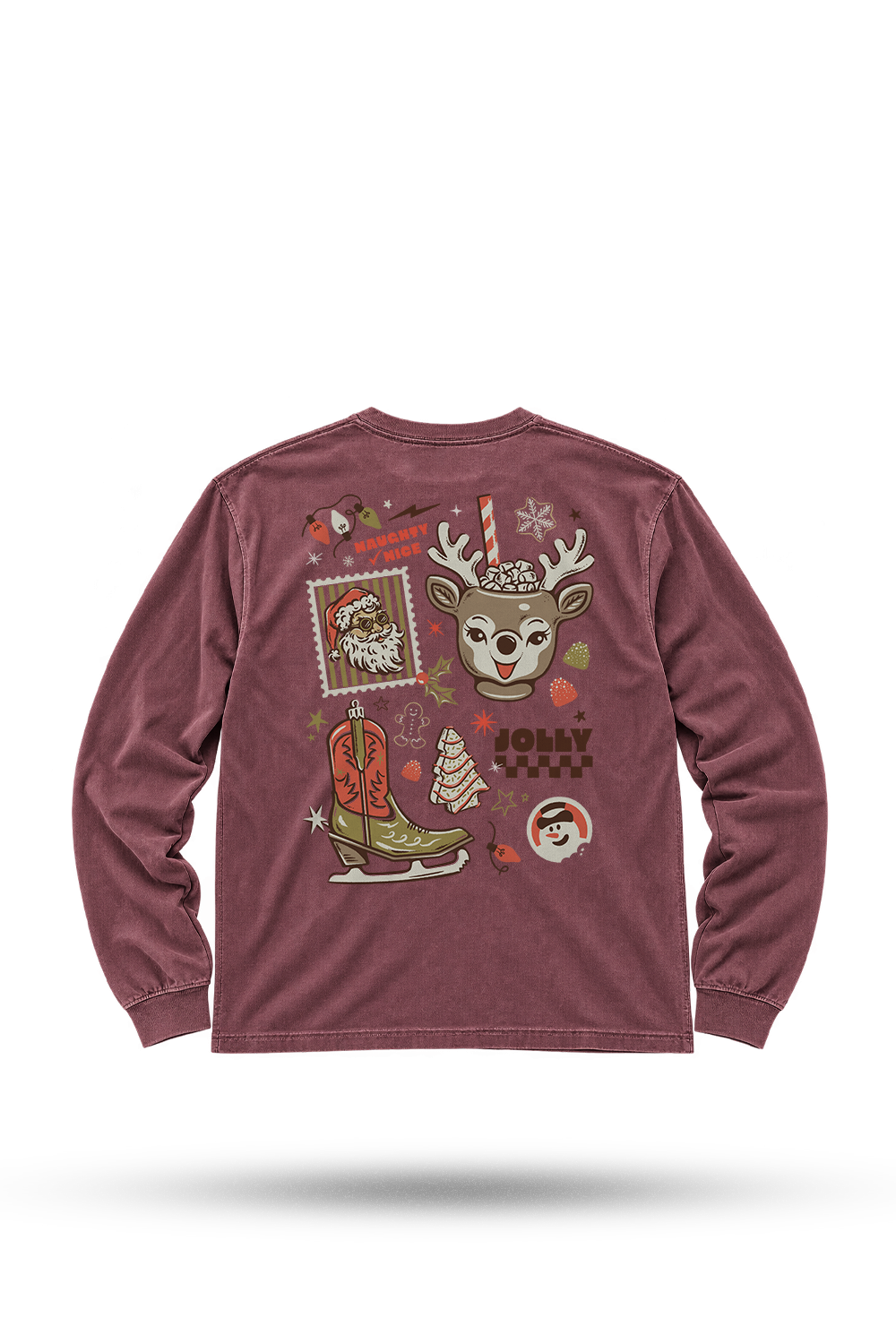 Jolly Season - Women's Relaxed Fit Long-Sleeve T-Shirt