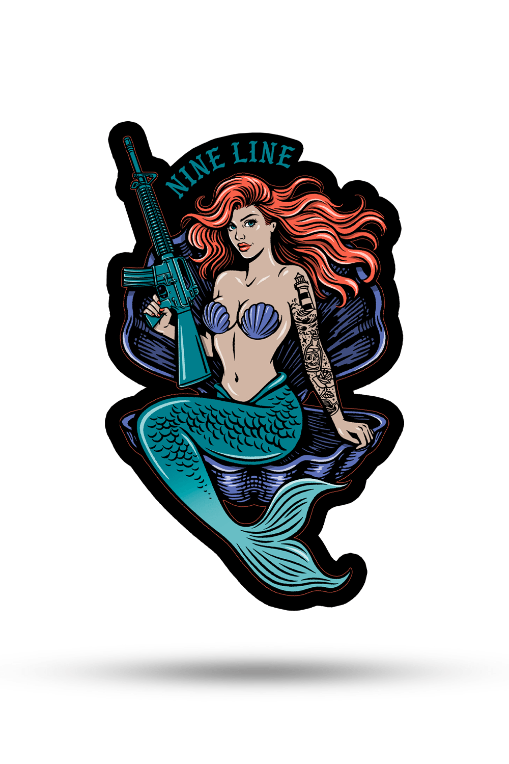 M16 Mermaid - Sticker