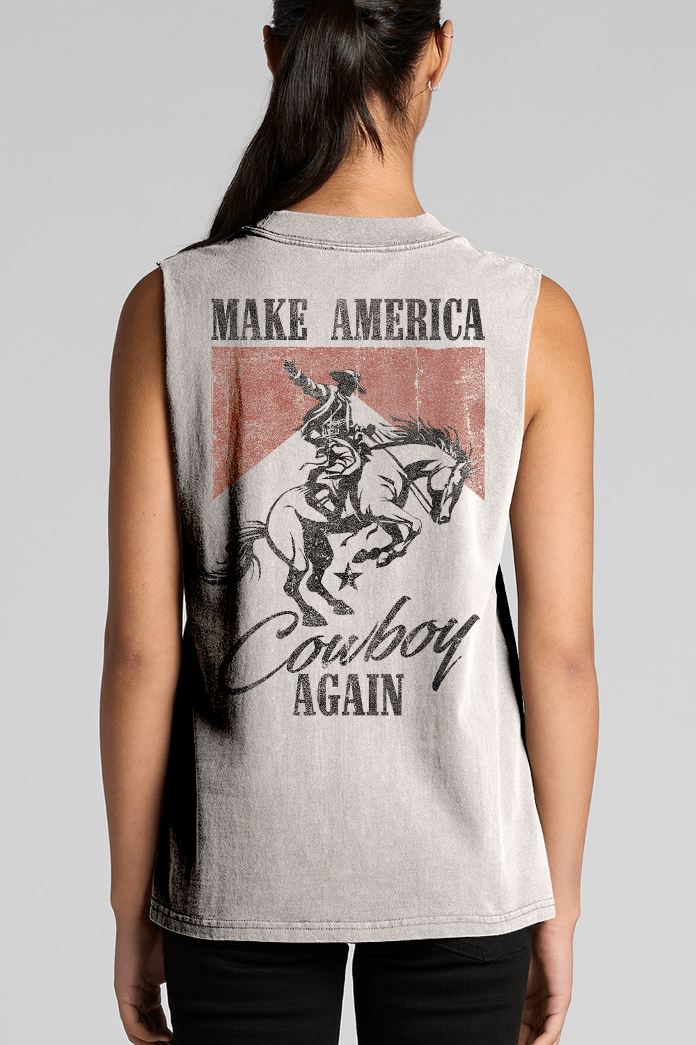 Make America Cowboy - Women's Boyfriend Tank Top