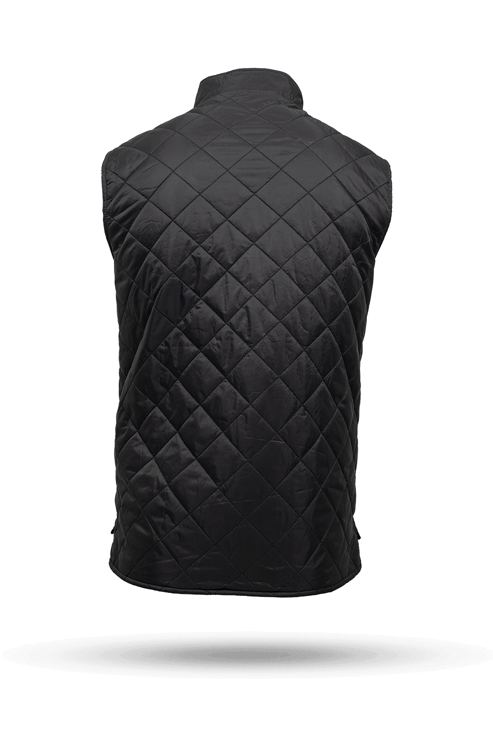Men's Diamond Quilted Vest with Dropline Logo