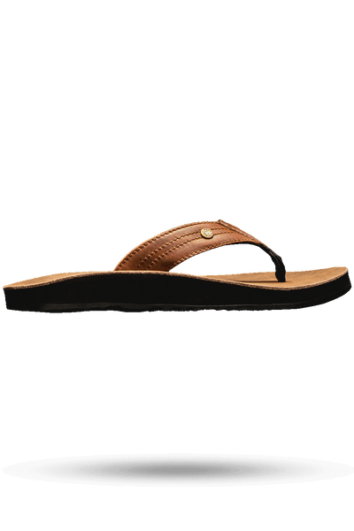 Men's Leather Flip Flops - AK