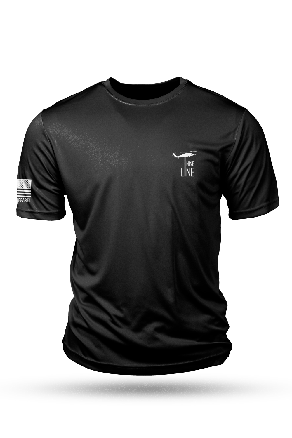 Men's Moisture Wicking T-Shirt - DTOM FLAG SCHEMATIC