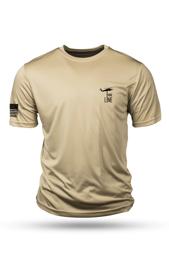 Men's Moisture Wicking T-Shirt - National Anthem Flag