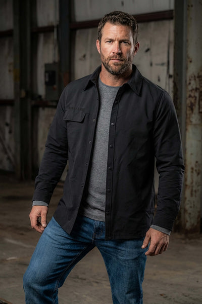 Men's Twill Overshirt Jacket