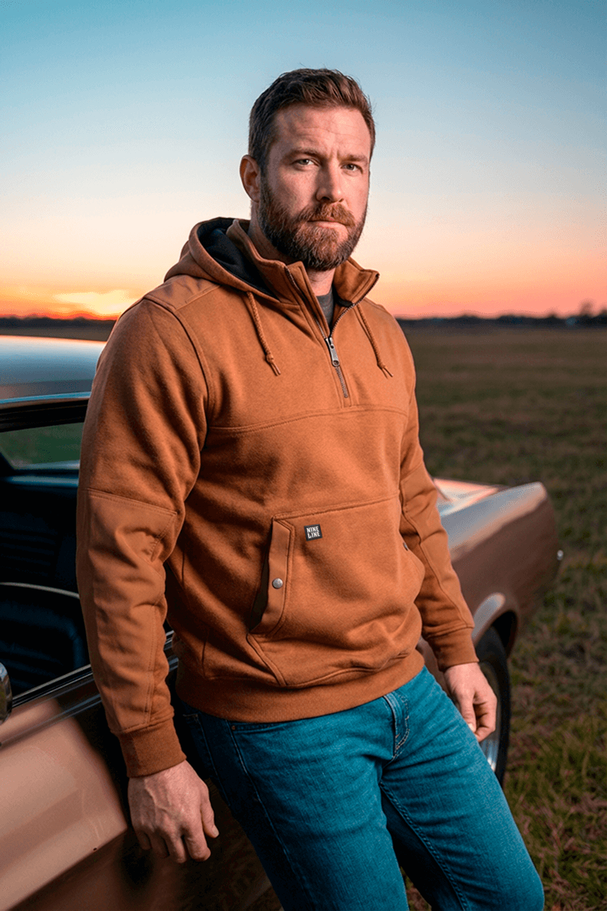 Men's Water - Repellent Pullover Hoodie