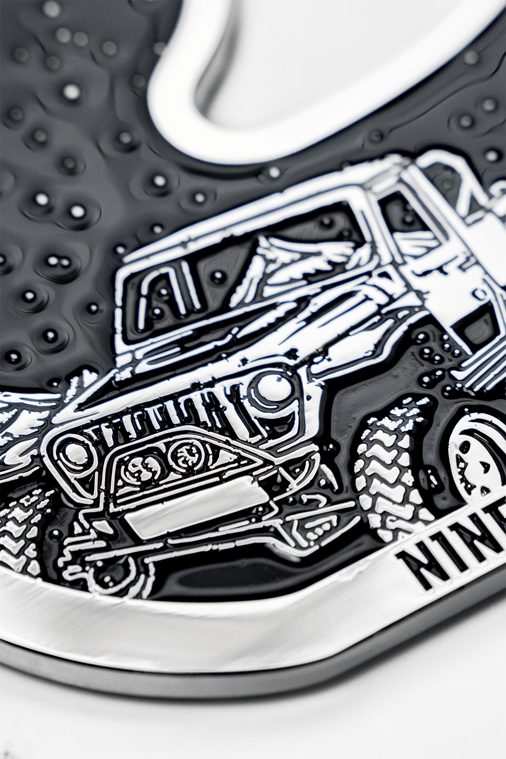 Metallic Car Badge - Duck Jeep