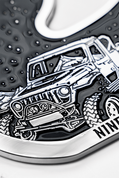 Metallic Car Badge - Duck Jeep