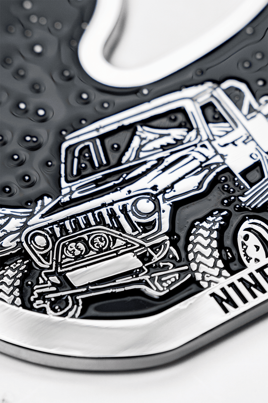 Metallic Car Badge - Duck Jeep