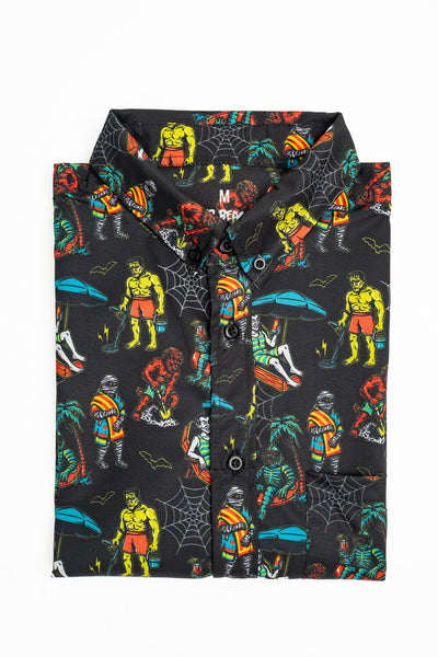 Monster Bash - Short Sleeve Button Down