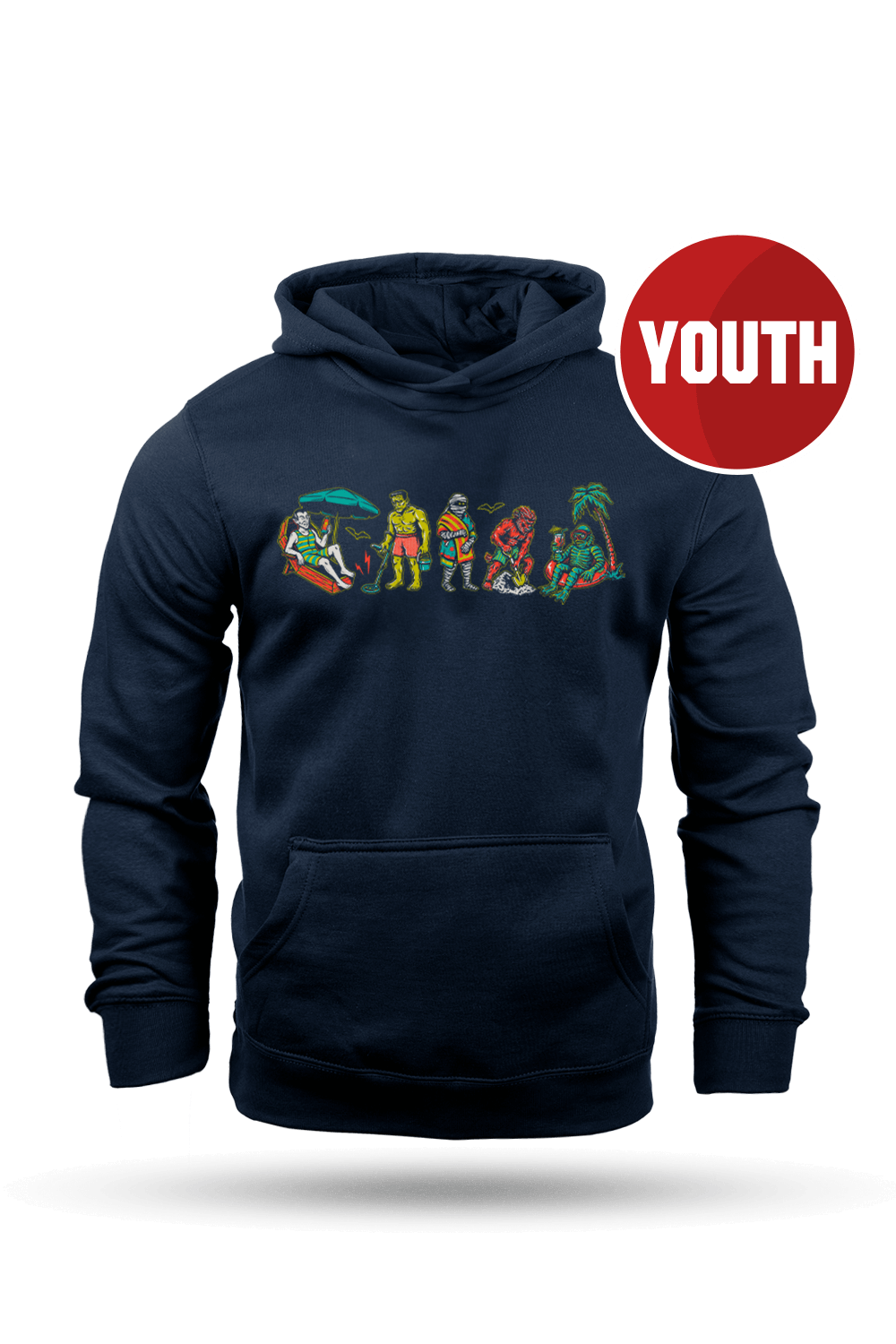 Monster Beach - Youth Hoodie