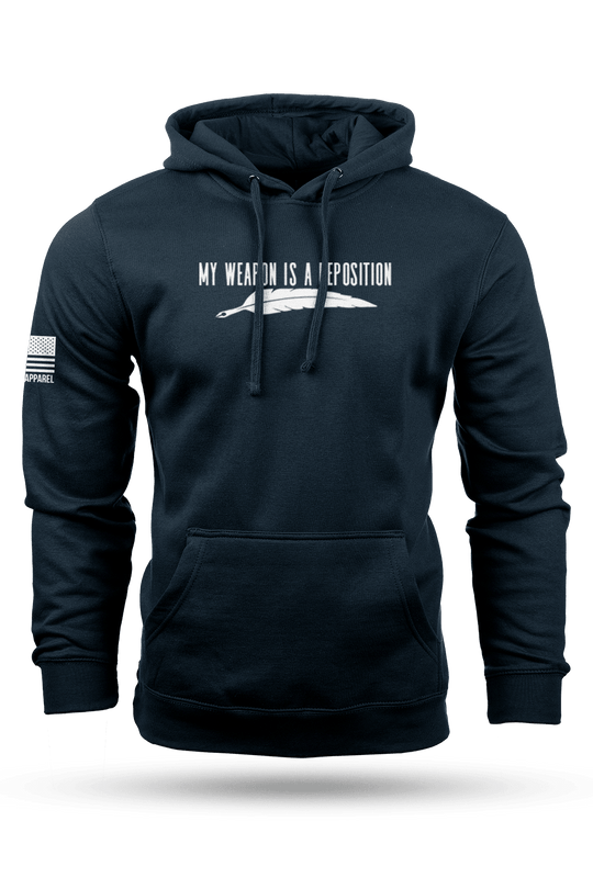 My Weapon is a Deposition - Hoodie