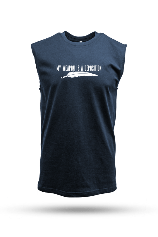 My Weapon is a Deposition - Men's Muscle Tank Top