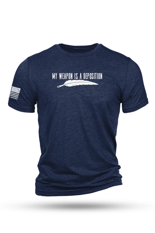 My Weapon is a Deposition - T-Shirt