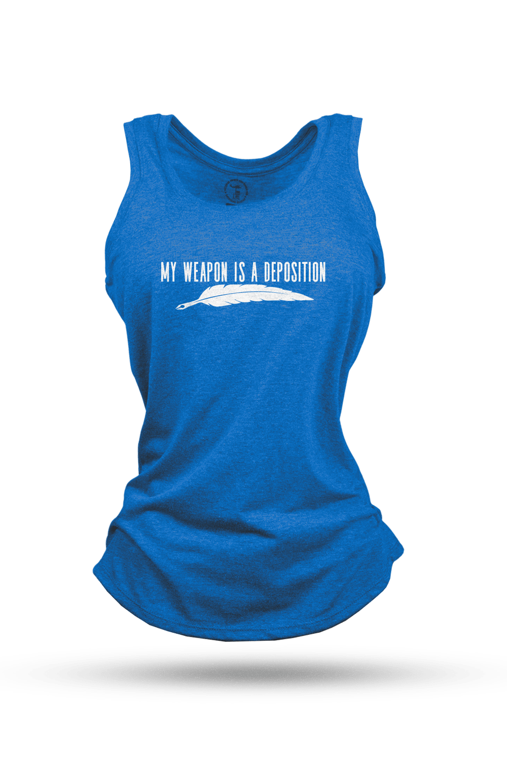 My Weapon is a Deposition - Women's Racerback Tank