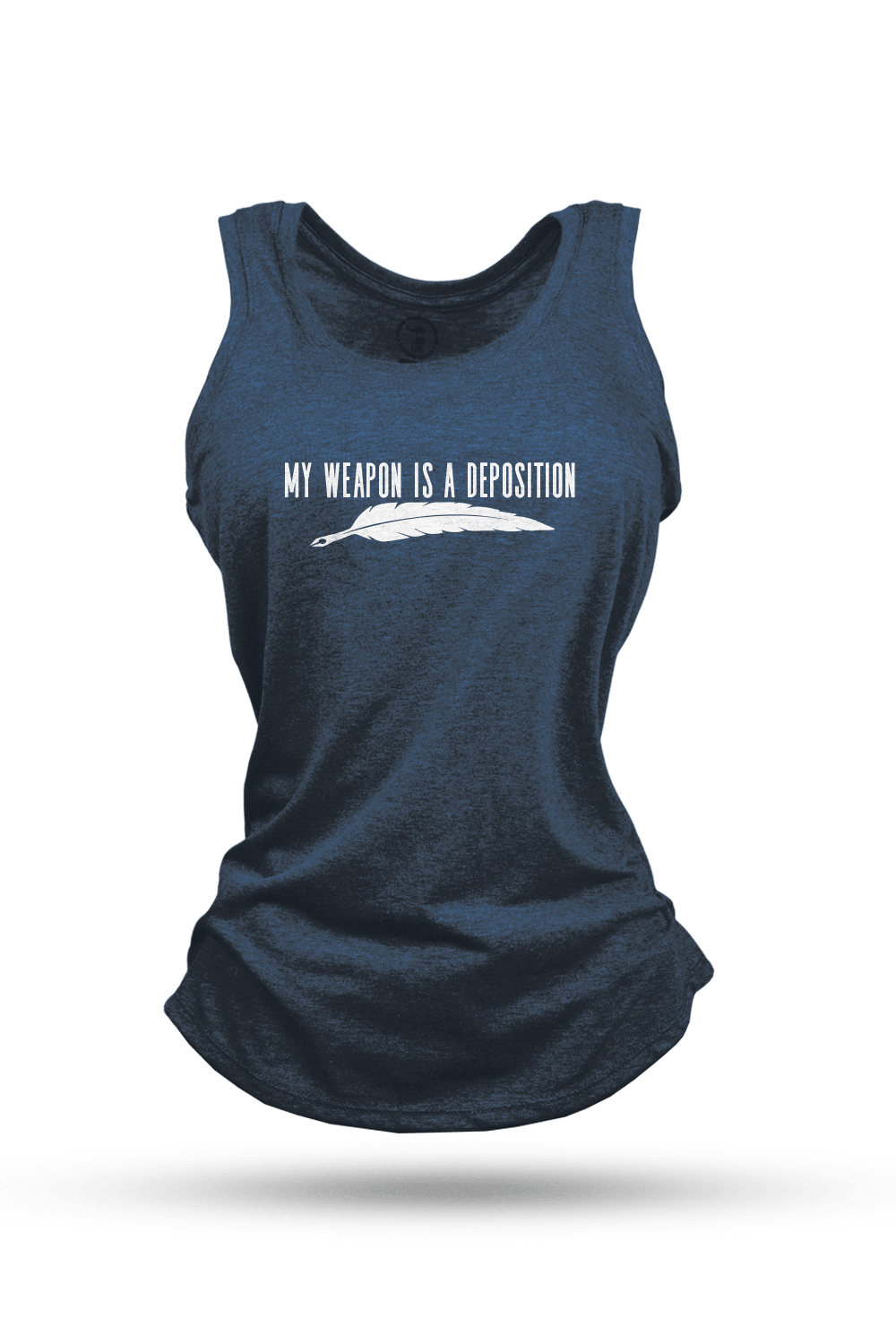 My Weapon is a Deposition - Women's Racerback Tank