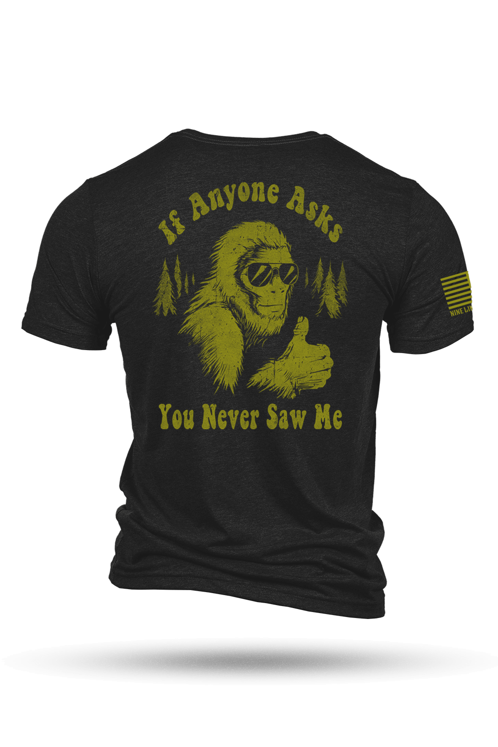 Never Saw Me - Bigfoot - T-Shirt