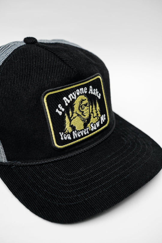Never Saw Me - Corduroy Snapback Hat